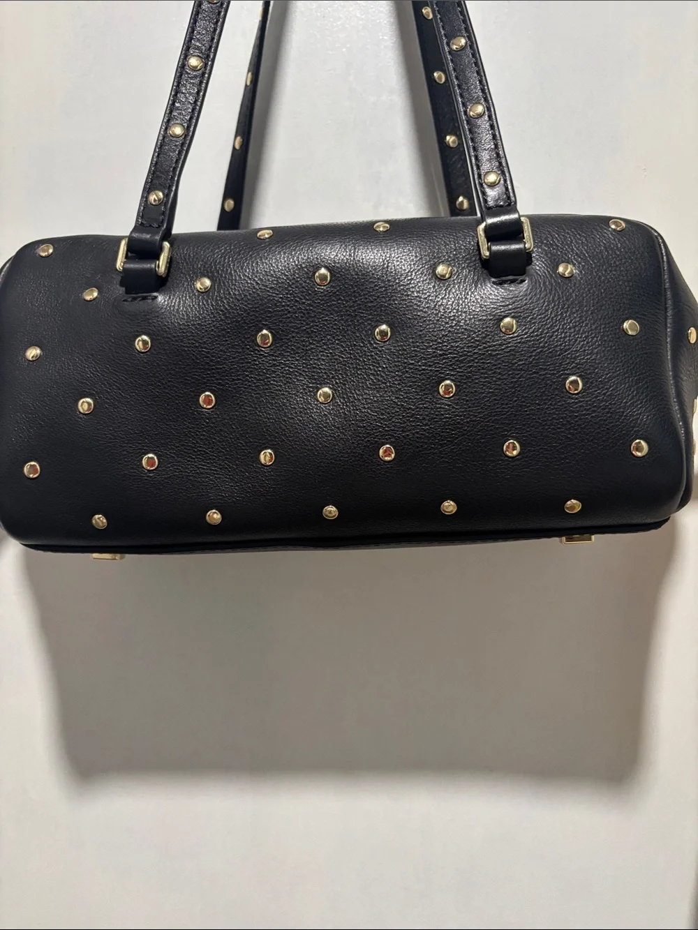 New NWT J CREW Delphine leather studded rectangle shoulder bag